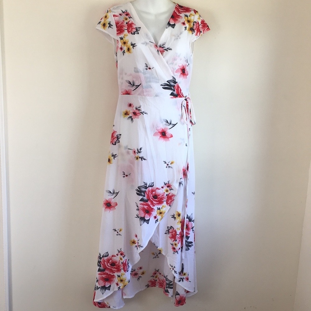 Floral Wrap Dress